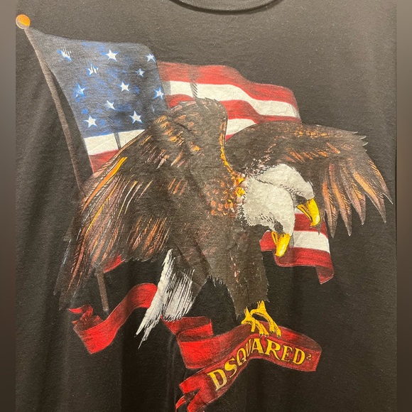 DSQUARED2 Men's American Eagle Graphic Print Tee     Fall/Winter 2020 Collection - Picture 2 of 8